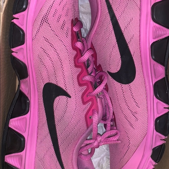 pink and black nike tns